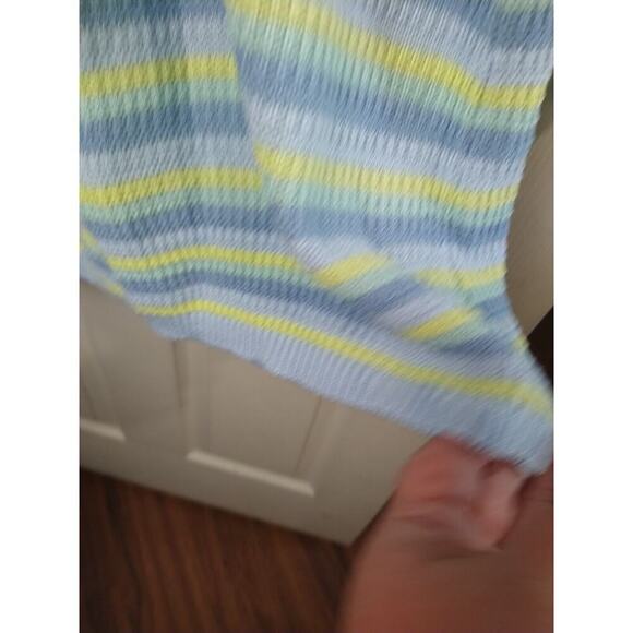 No Comment Knitted High Neck Tie Knee Length Dress. Size L - Picture 5 of 9